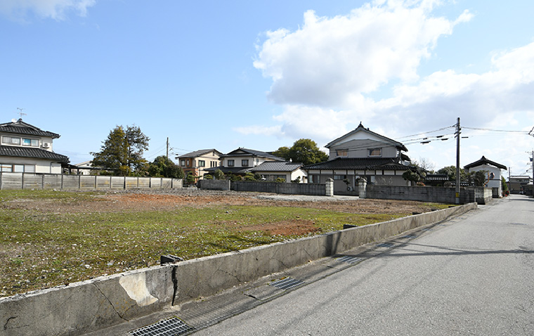 富山市本郷中部 分譲地 全景