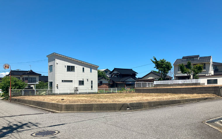 富山市呉羽本町 分譲地 全景