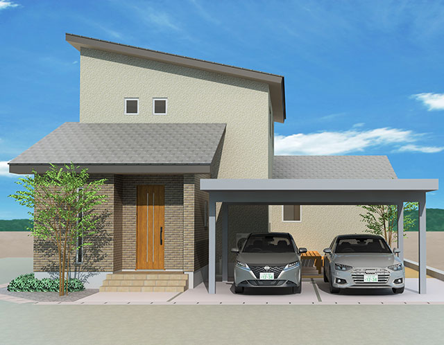 呉羽駅北モデル/お施主様邸 外観