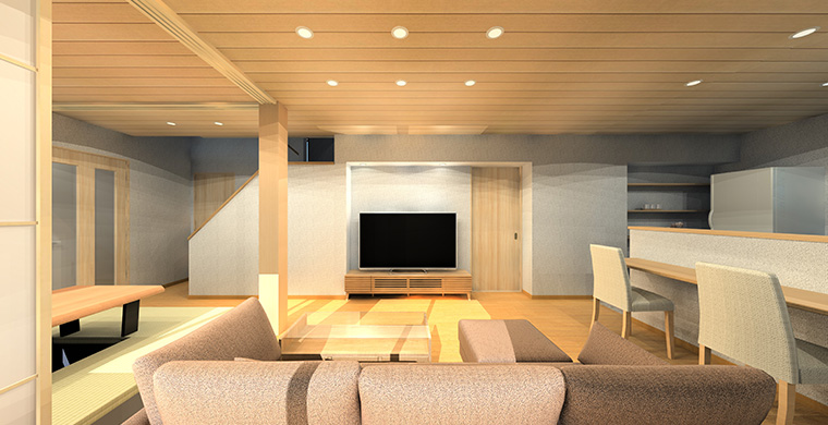 涼温な家 呉羽駅北モデル/お施主様邸