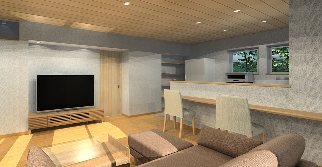 涼温な家 呉羽駅北モデル/お施主様邸