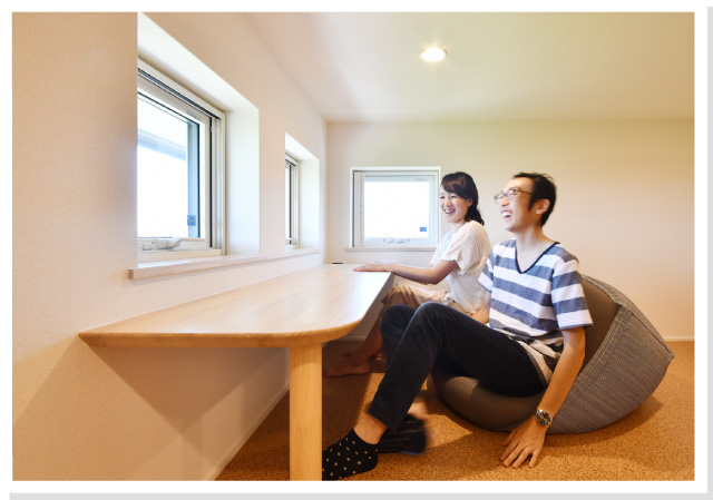 見晴らしを楽しめる小屋裏空間 Y様邸