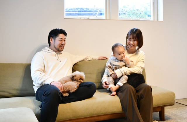 ワンちゃんの臭いもしない、空気が気持ちいい家 S様邸