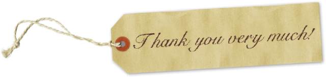 Thank you very much!
